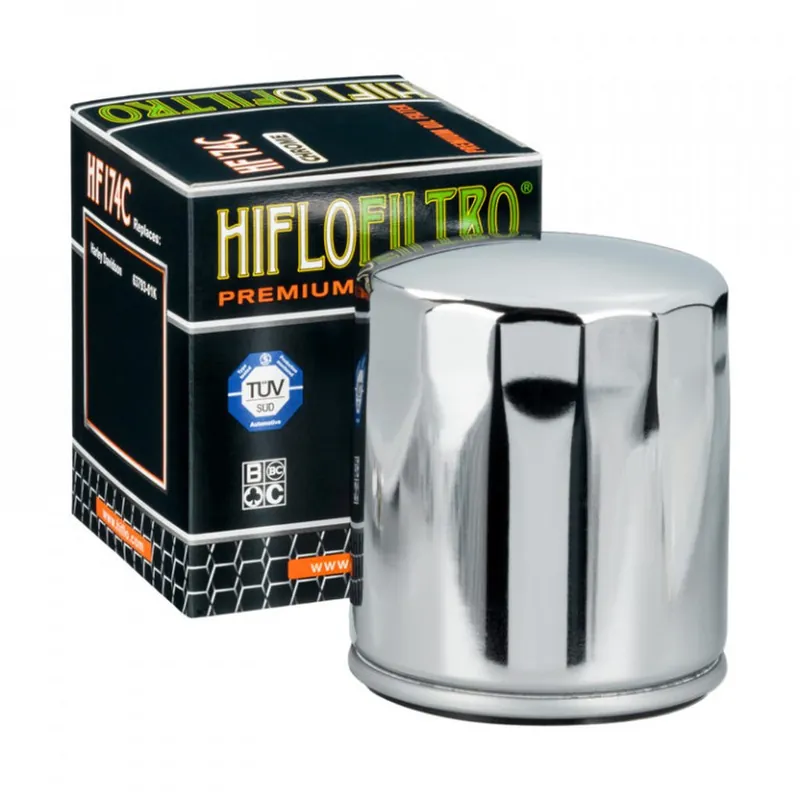 Autentický Olejový filtr HIFLOFILTRO HF174C chrom