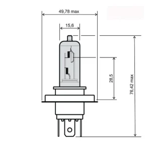 Přední světlo RMS 246510185 HS1 12V 35/35W Finální Výprodej