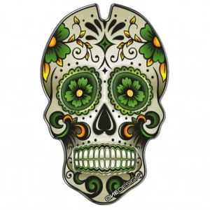 Tankpad PUIG SKULL 3673V zelená Akční Cena