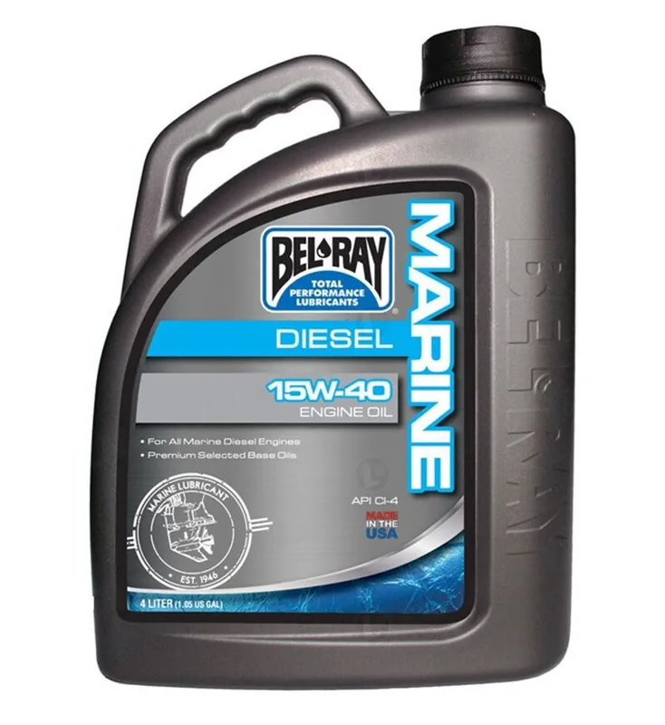 Cenově Výhodný Motorový olej Bel-Ray MARINE DIESEL 15W-40 4 l