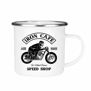 Přímo Od Výrobce Plechový hrníček Iron Cafe
