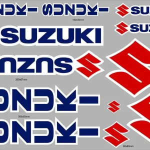Akční Cena Barevné samolepky s motivem Suzuki