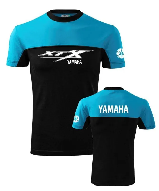 Nejlepší Cena Pánské triko s motivem Yamaha XTX - Tyrkysová/Černá