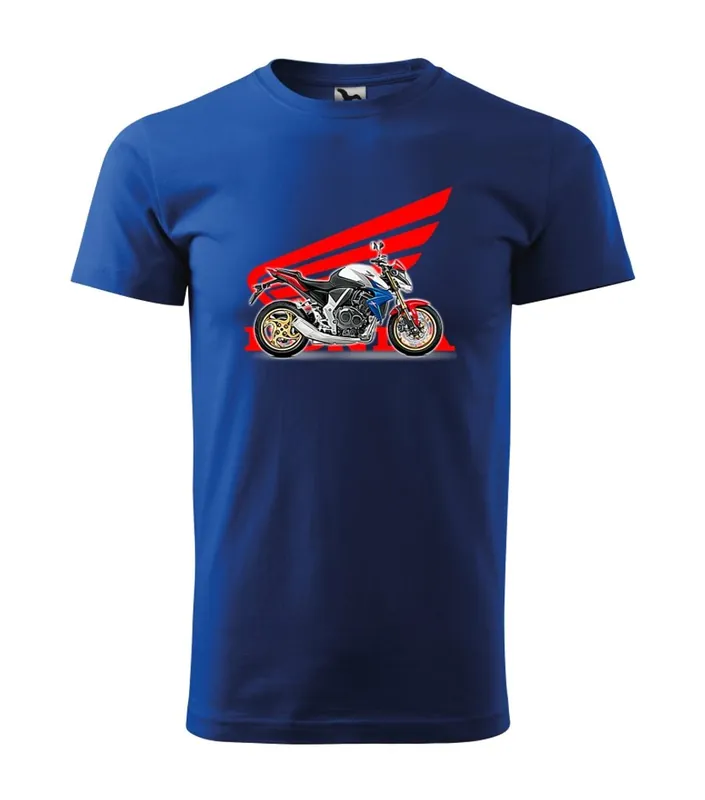 Pánské triko s motivem Honda CB 1000 - Královsky Modré Expresní Doručení