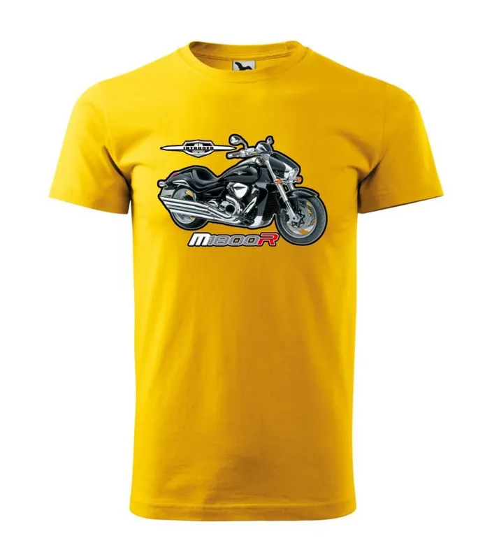 Přímo Od Výrobce Pánské triko s motivem Suzuki Intruder 1800 - Žlutá