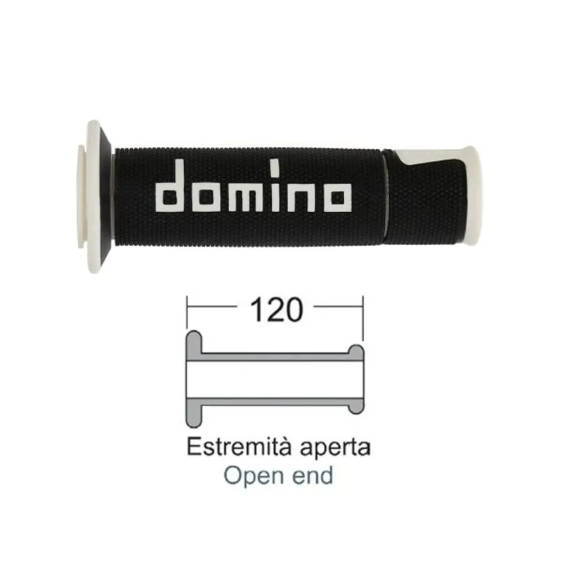 Rukojeti DOMINO Road-Racing 184161250 černá/bílá Nová Kolekce